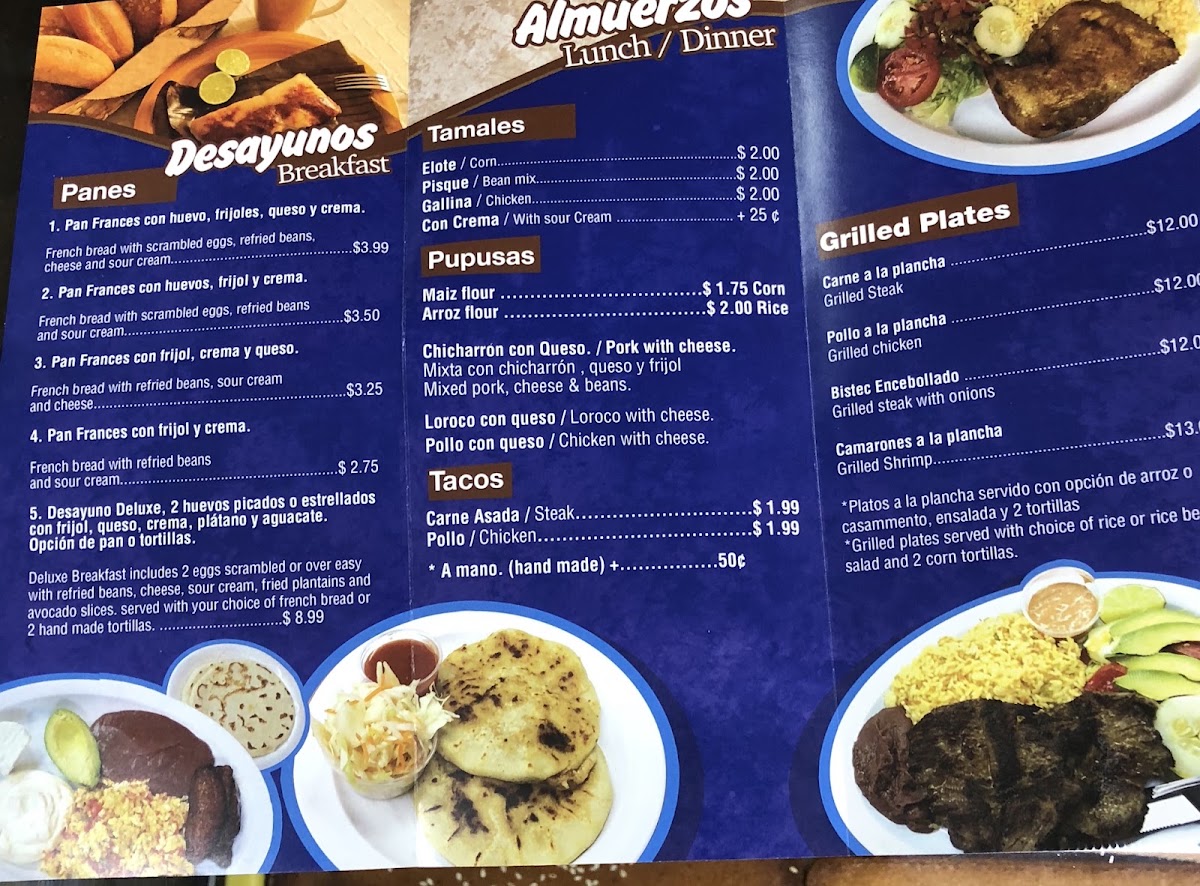 El Salvador Bakery Menu - Image 3